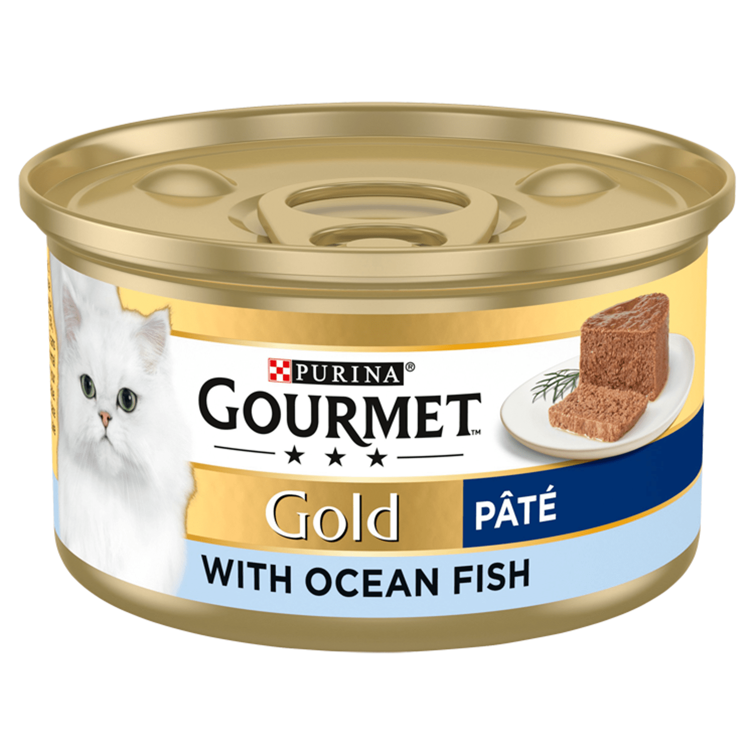 Gourmet Gold Cat Food Pat√© with Ocean Fish 85g - UK Food & Drink - 50500208