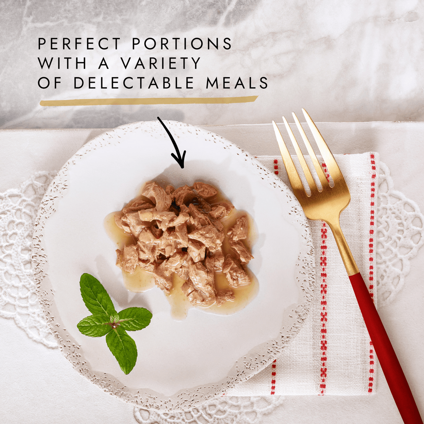 Gourmet Mon Petit Adult Cat Food with Beef, Chicken & Lamb 6 x 50g (300g) - UK Food & Drink - 7613034648099