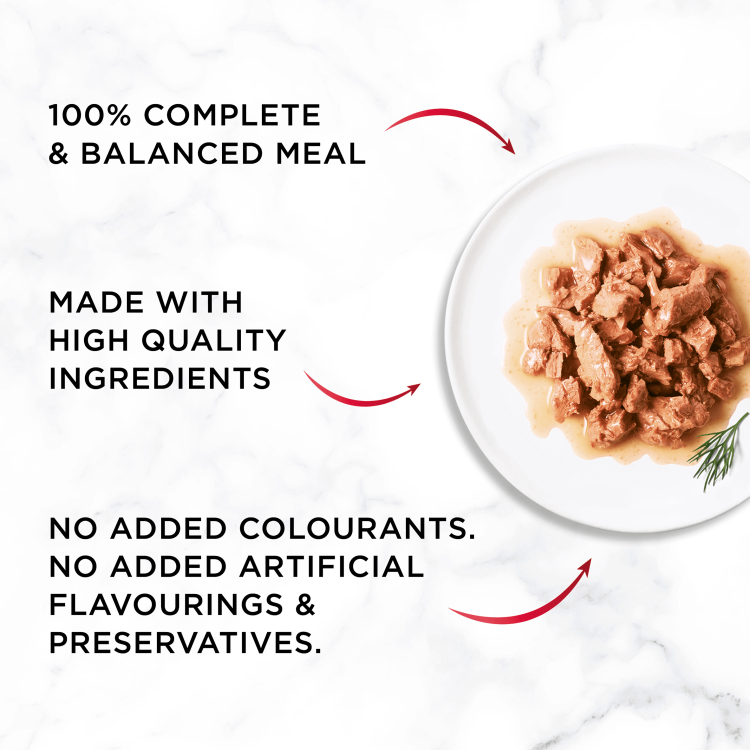 Gourmet Mon Petit Adult Cat Food with Beef, Chicken & Lamb 6 x 50g (300g) - UK Food & Drink - 7613034648099