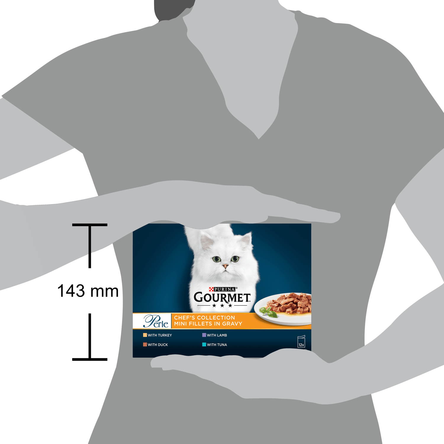 Gourmet Perle Chef's Collection Mini Fillets in Gravy 12 x 85g - UK Food & Drink - 5000161030170