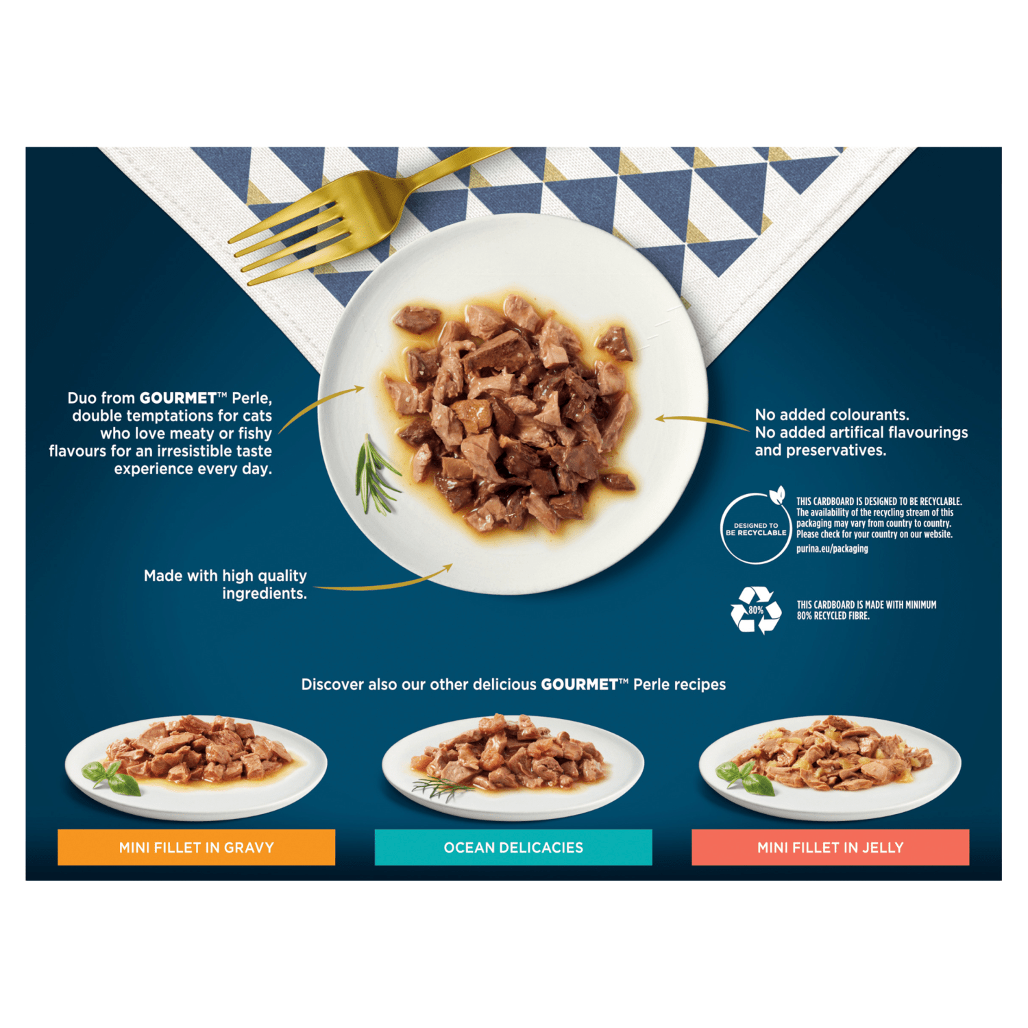 Gourmet Perle Delicate Meats Duo 12 x 85g (1020g) - UK Food & Drink - 7613035985650