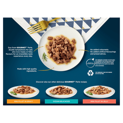 Gourmet Perle Delicate Meats Duo 12 x 85g (1020g) - UK Food & Drink - 7613035985650