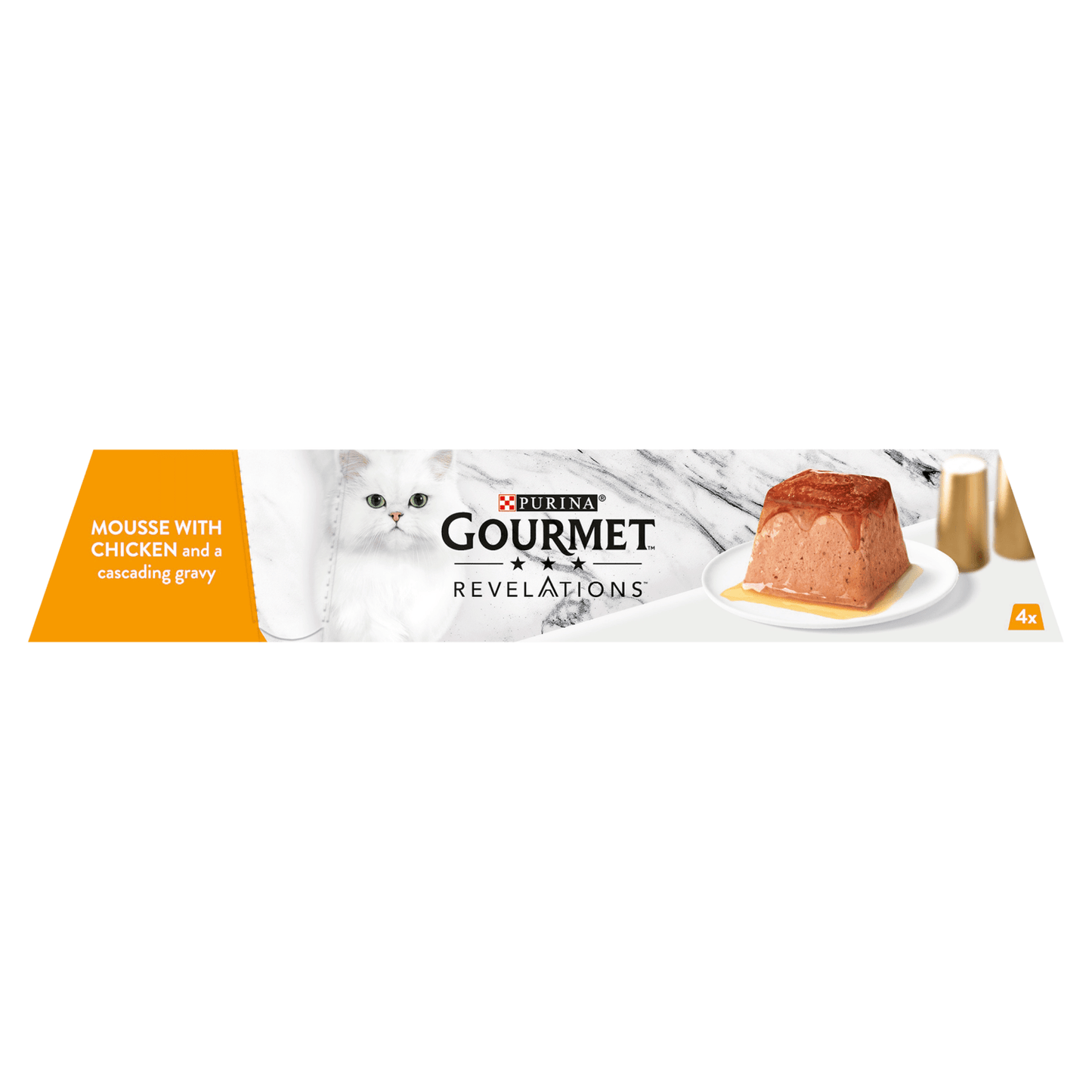 Gourmet Revelations Mousse with Chicken and a Cascading Gravy 4 x 57g (228g) - UK Food & Drink - 7613287081728