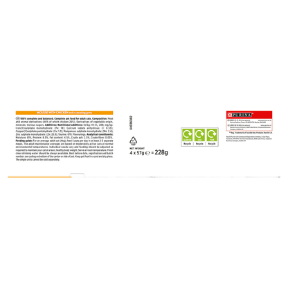 Gourmet Revelations Mousse with Chicken and a Cascading Gravy 4 x 57g (228g) - UK Food & Drink - 7613287081728