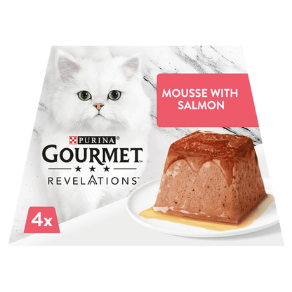 Gourmet Revelations Mousse with Salmon and a Cascading Gravy 4 x 57g (228g) - UK Food & Drink - 7613287080752