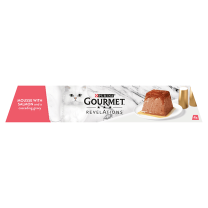 Gourmet Revelations Mousse with Salmon and a Cascading Gravy 4 x 57g (228g) - UK Food & Drink - 7613287080752