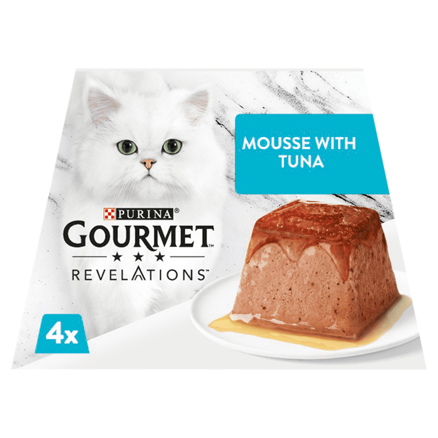 Gourmet Revelations Mousse with Tuna and a Cascading Gravy 4 x 57g (228g) - UK Food & Drink - 8445290026453