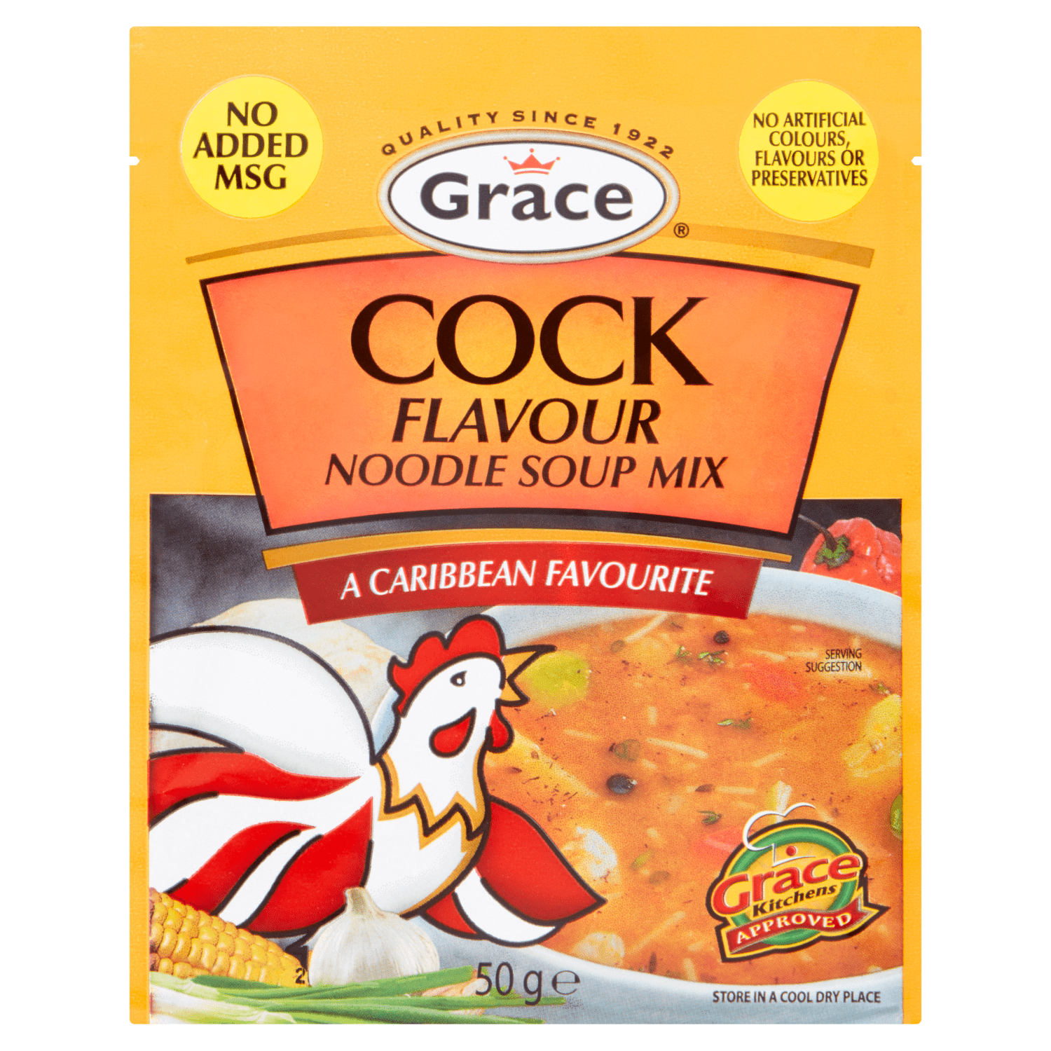 Grace Cock Flavour Soup Mix 50g - UK Food & Drink - 5035139215044