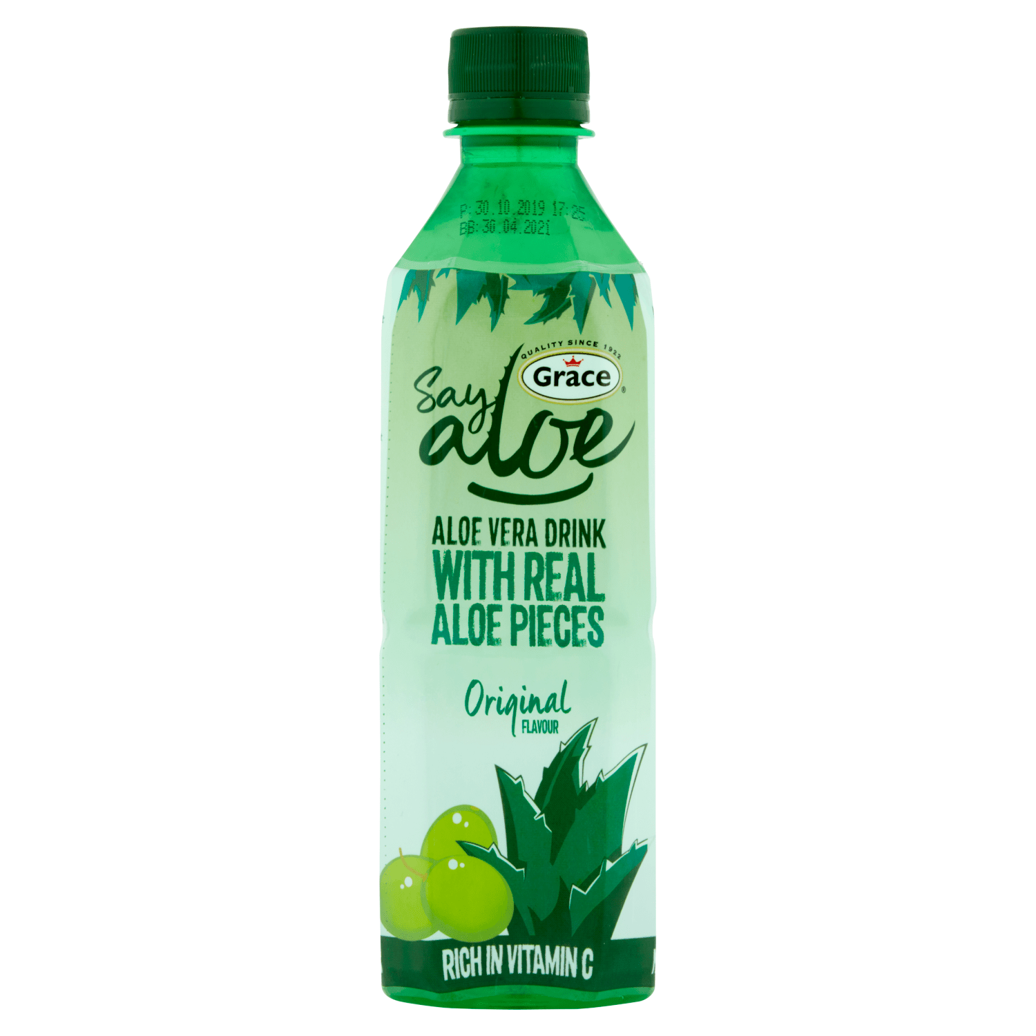 Grace Say Aloe Vera Drink Original Flavour 500ml - UK Food & Drink - 5035139213644