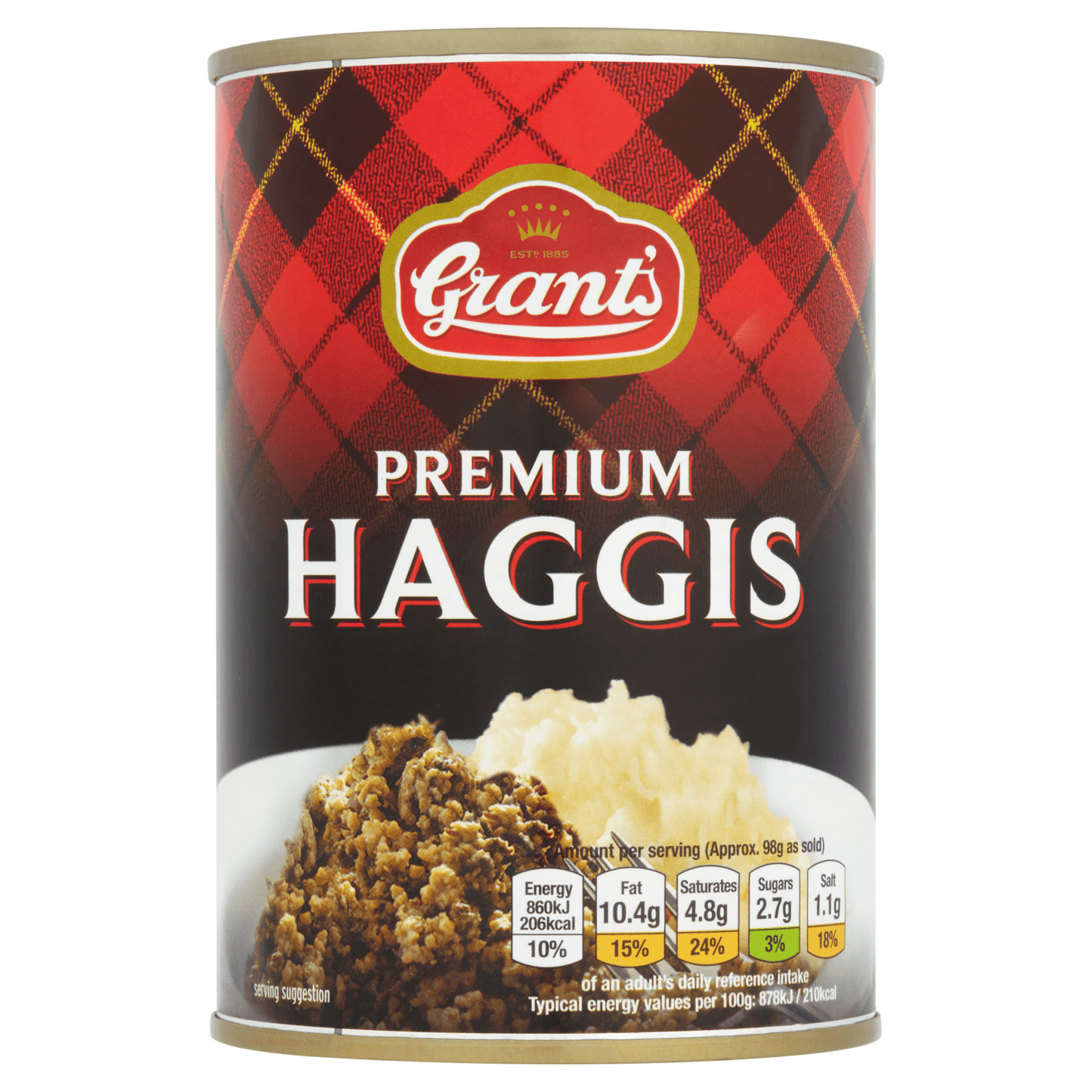 Grant's Premium Haggis 392g - UK Food & Drink - 5010654000252