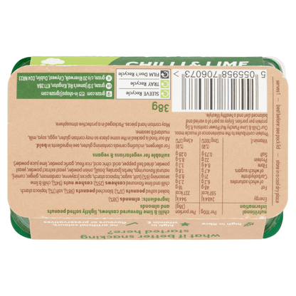 Graze Chilli & Lime Punchy Nut Power 38g - UK Food & Drink - 5055958706073