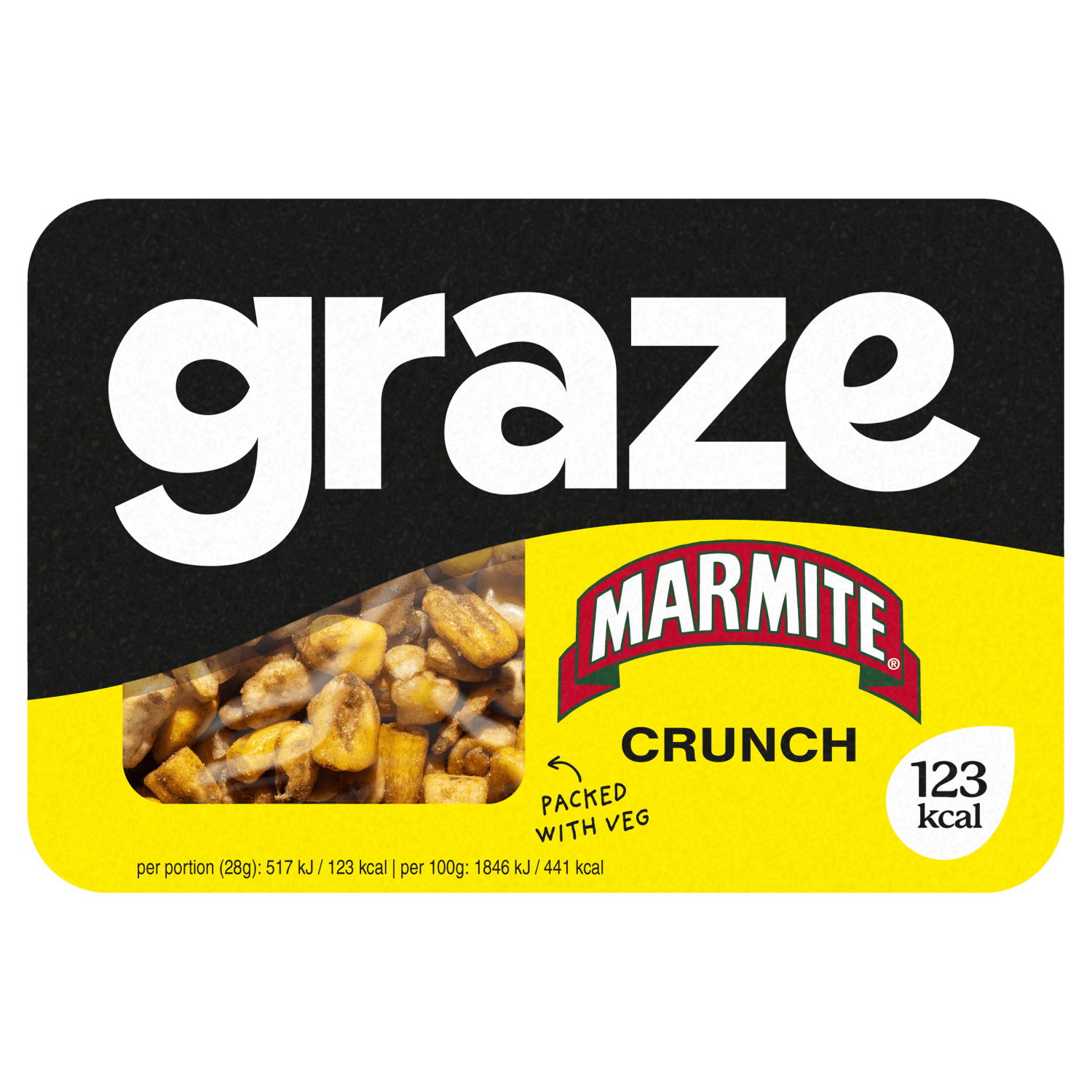 Graze Marmite Crunch 28g - UK Food & Drink - 5055958704987