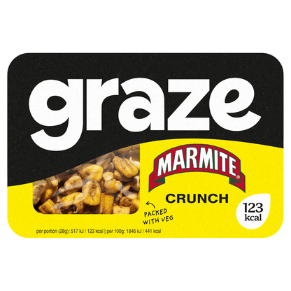 Graze Marmite Crunch 28g - UK Food & Drink - 5055958704987