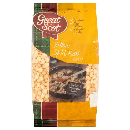 Great Scot Yellow Split Peas 500g - UK Food & Drink - 5010148111082
