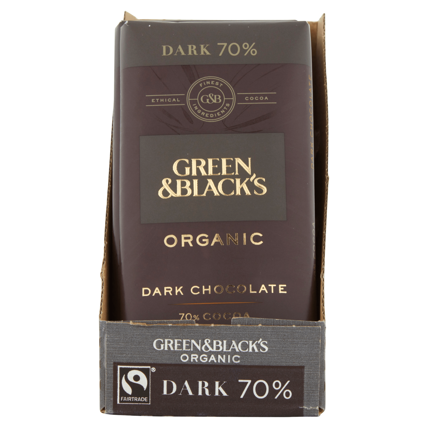 Green & Black's Organic 70% Dark Chocolate Bar 90g - UK Food & Drink - 7622210578464