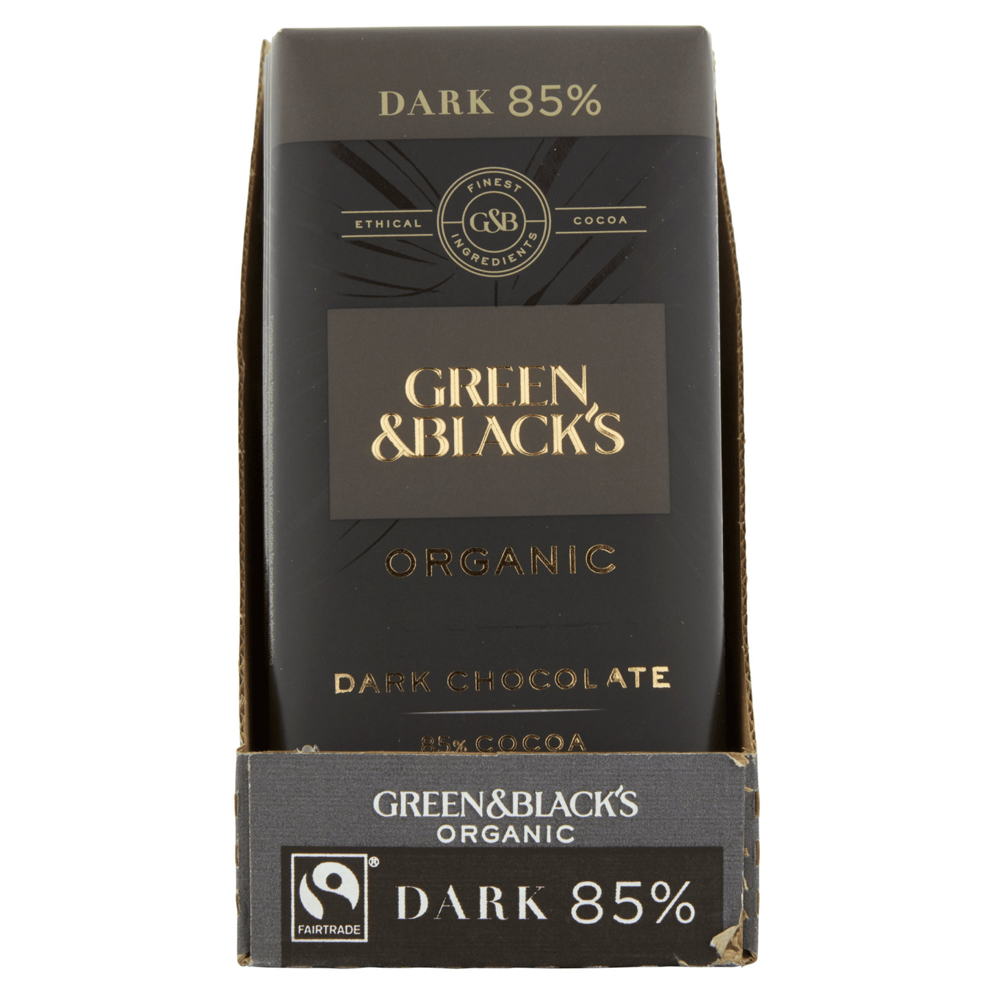 Green & Black's Organic 85% Dark Chocolate Bar 90g - UK Food & Drink - 7622210584724
