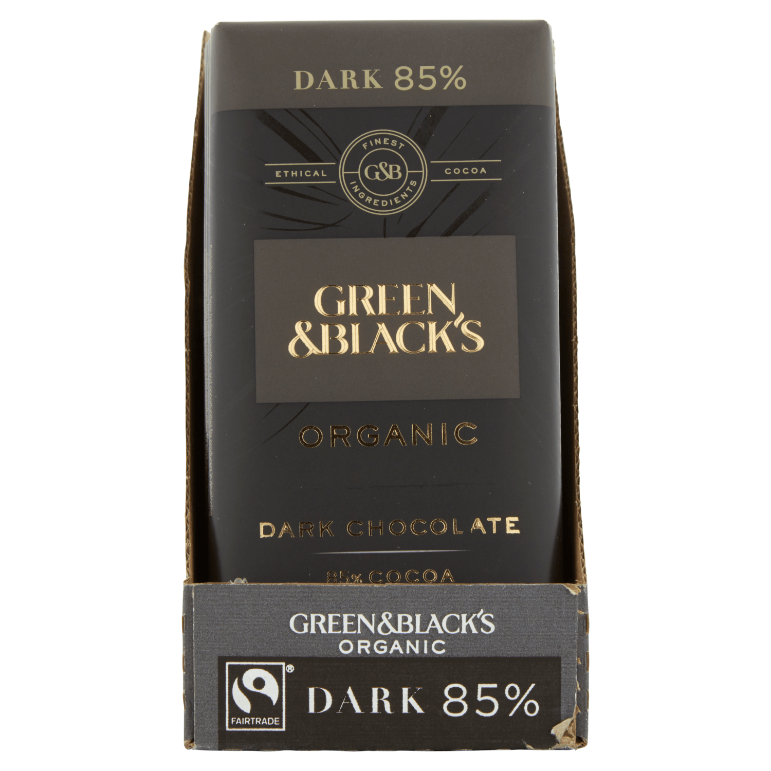 Green & Black's Organic 85% Dark Chocolate Bar 90g - UK Food & Drink - 7622210584724