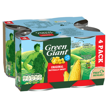 Green Giant Original 4 x 198g - UK Food & Drink - 3254474000203