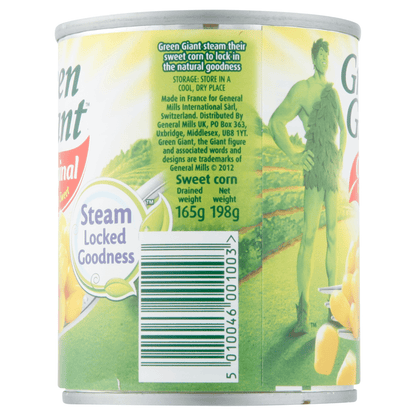 Green Giant Original Naturally Sweet Corn 198g - UK Food & Drink - 5010046001003