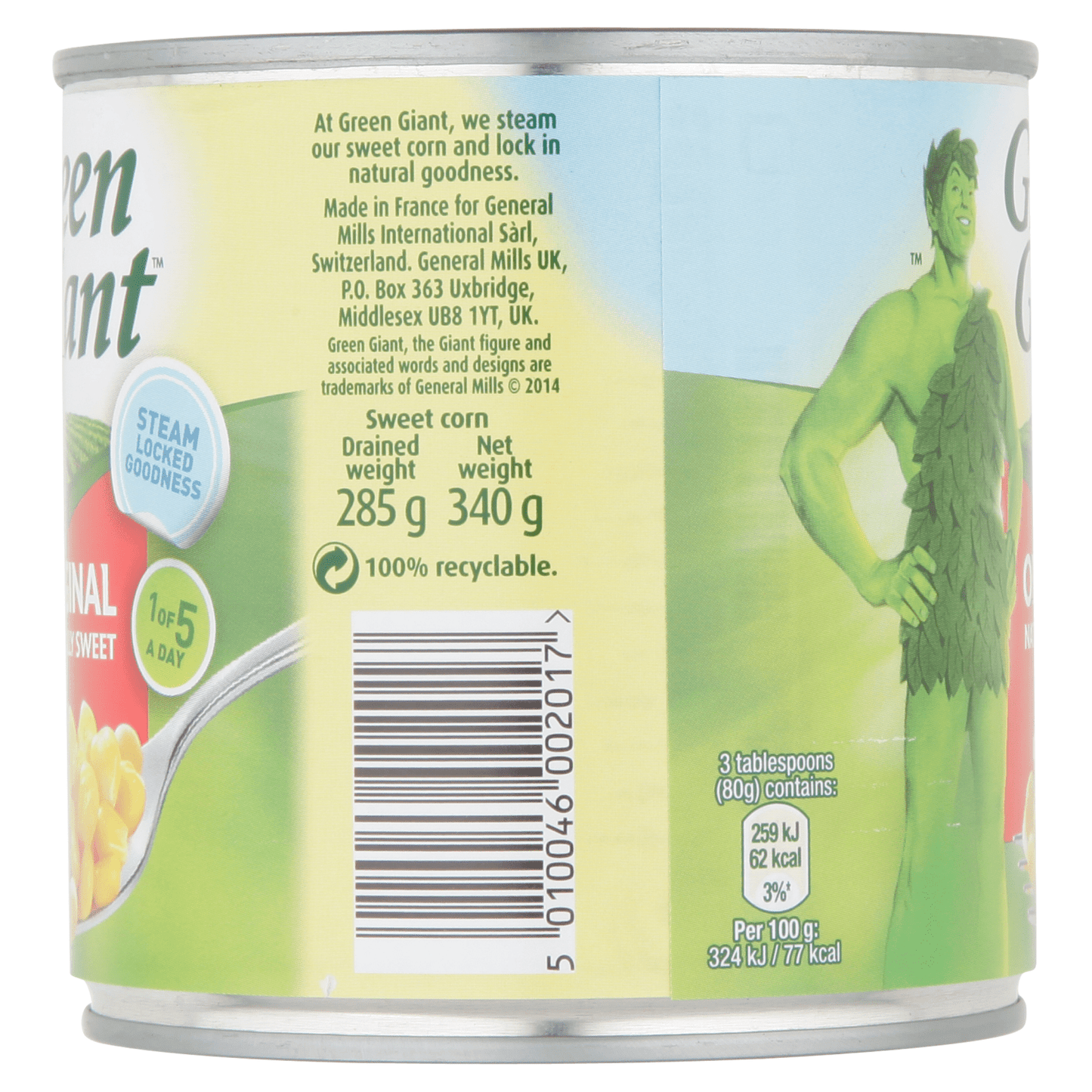 Green Giant Original Sweet Corn 340g - UK Food & Drink - 5010046002017