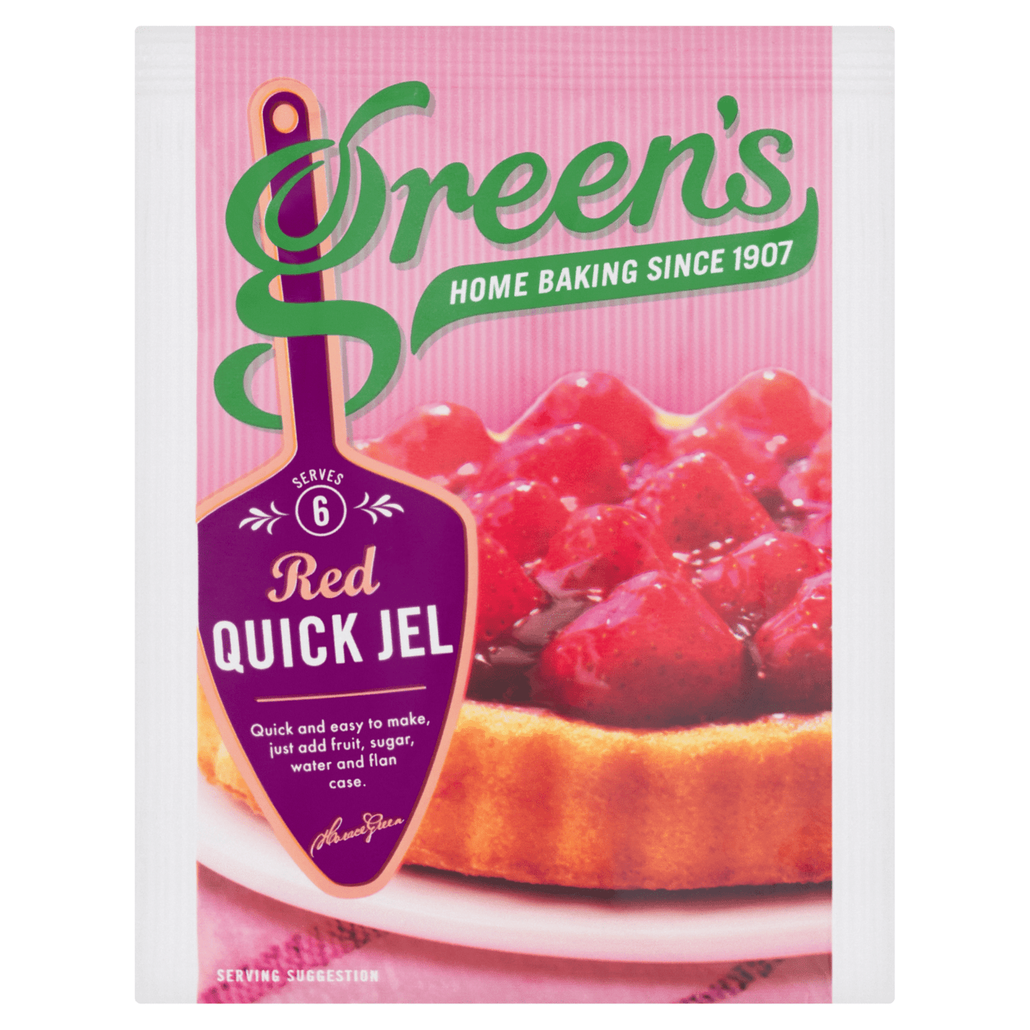 Green's Red Quick Jel 35g - UK Food & Drink - 5056036501962