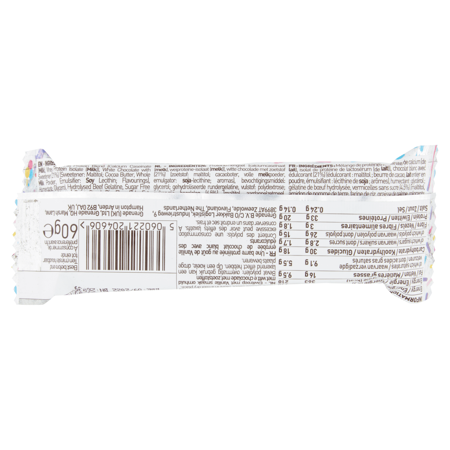 Grenade Birthday Cake Flavour 60g - UK Food & Drink - 5060221204606