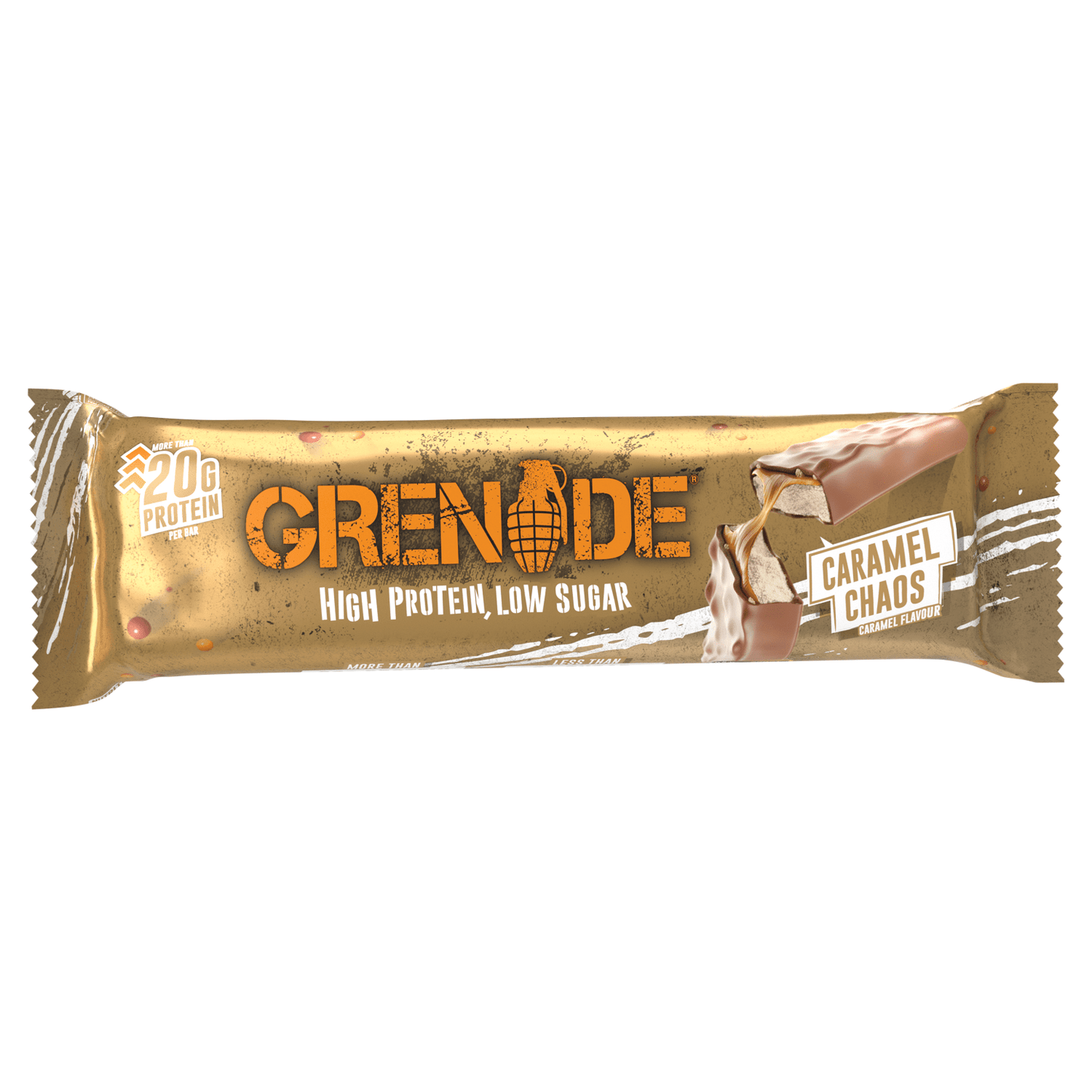Grenade Caramel Chaos Caramel Flavour 60g - UK Food & Drink - 5060221201391