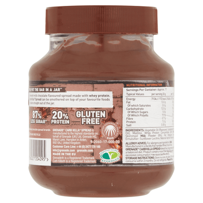 Grenade Carb Killa Spread Milk Choc - UK Food & Drink - 5060221204095