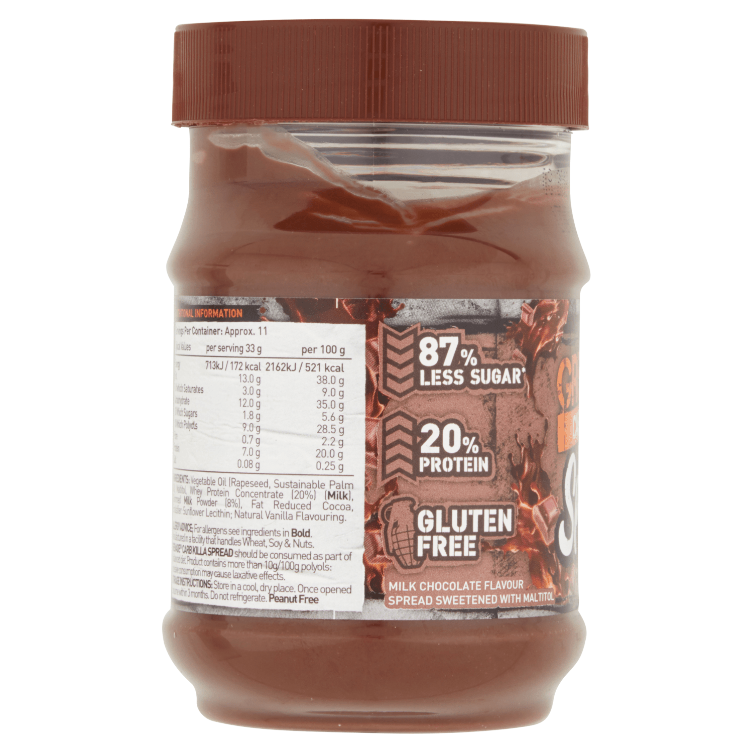 Grenade Carb Killa Spread Milk Choc - UK Food & Drink - 5060221204095