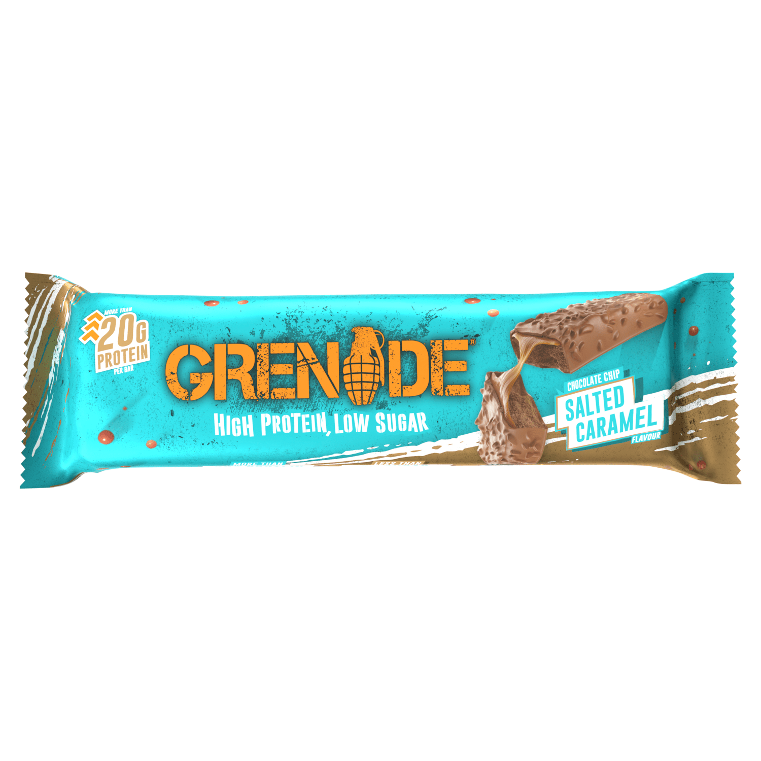 Grenade Chocolate Chip Salted Caramel Flavour 60g - UK Food & Drink - 5060221206860