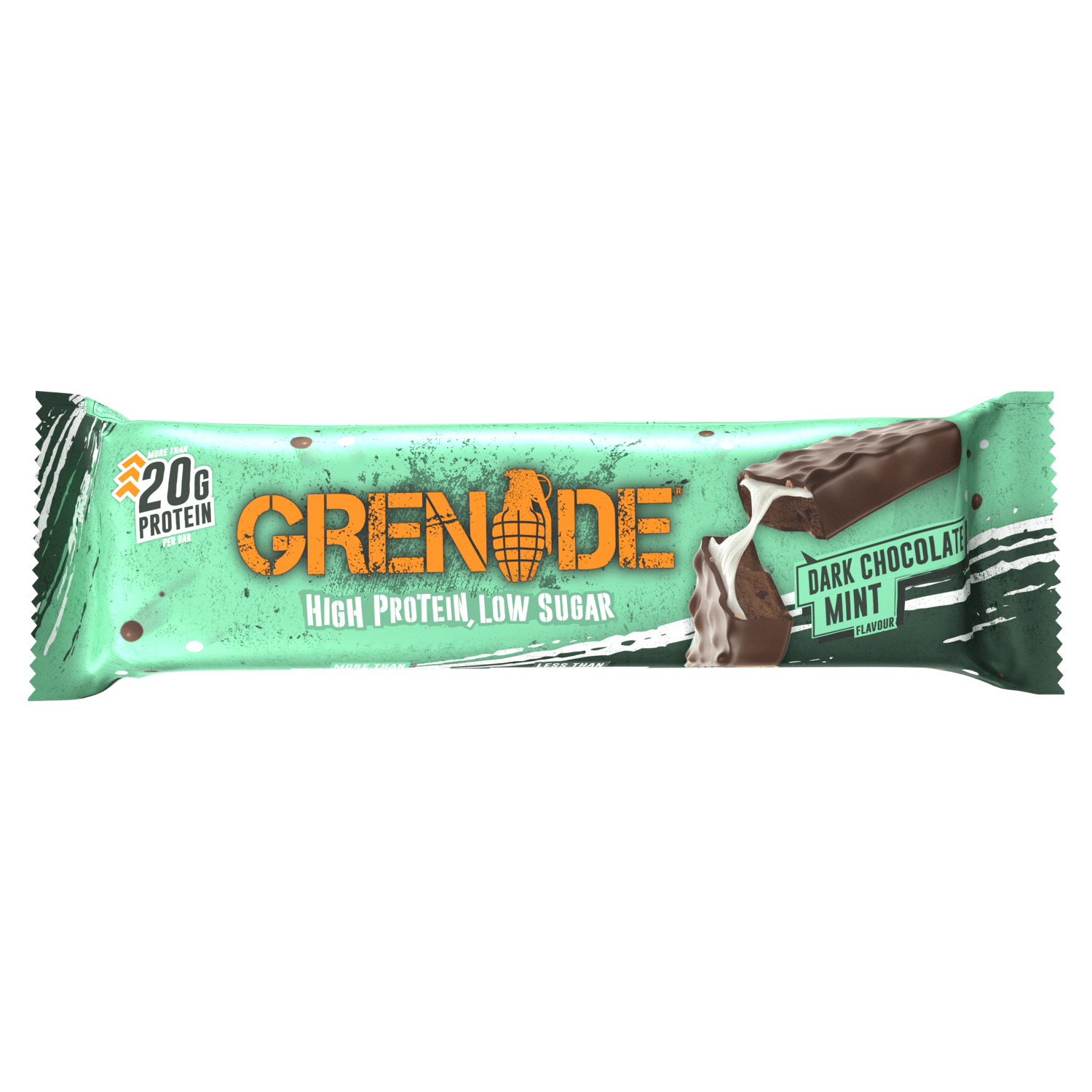 Grenade Dark Chocolate Mint Flavour 60g - UK Food & Drink - 5060221201858