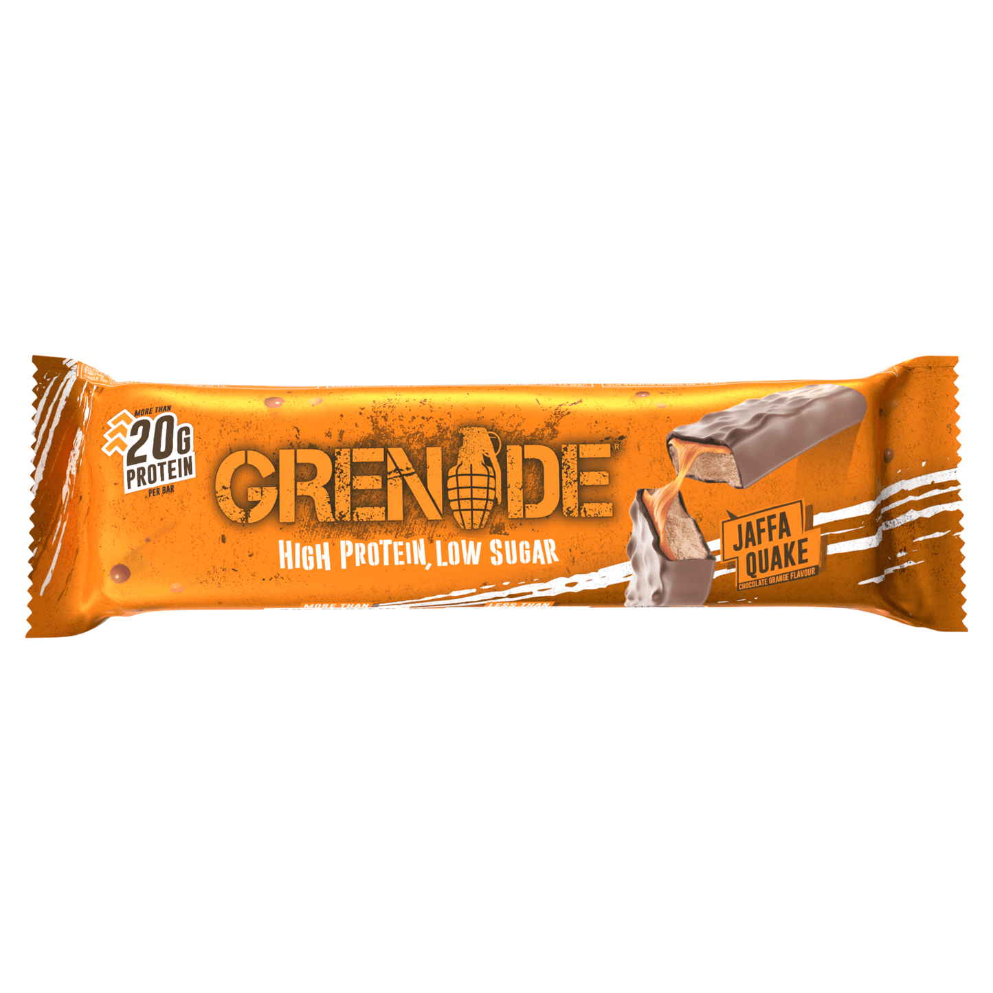 Grenade Jaffa Quake Chocolate Orange Flavour 60g - UK Food & Drink - 5060221203784