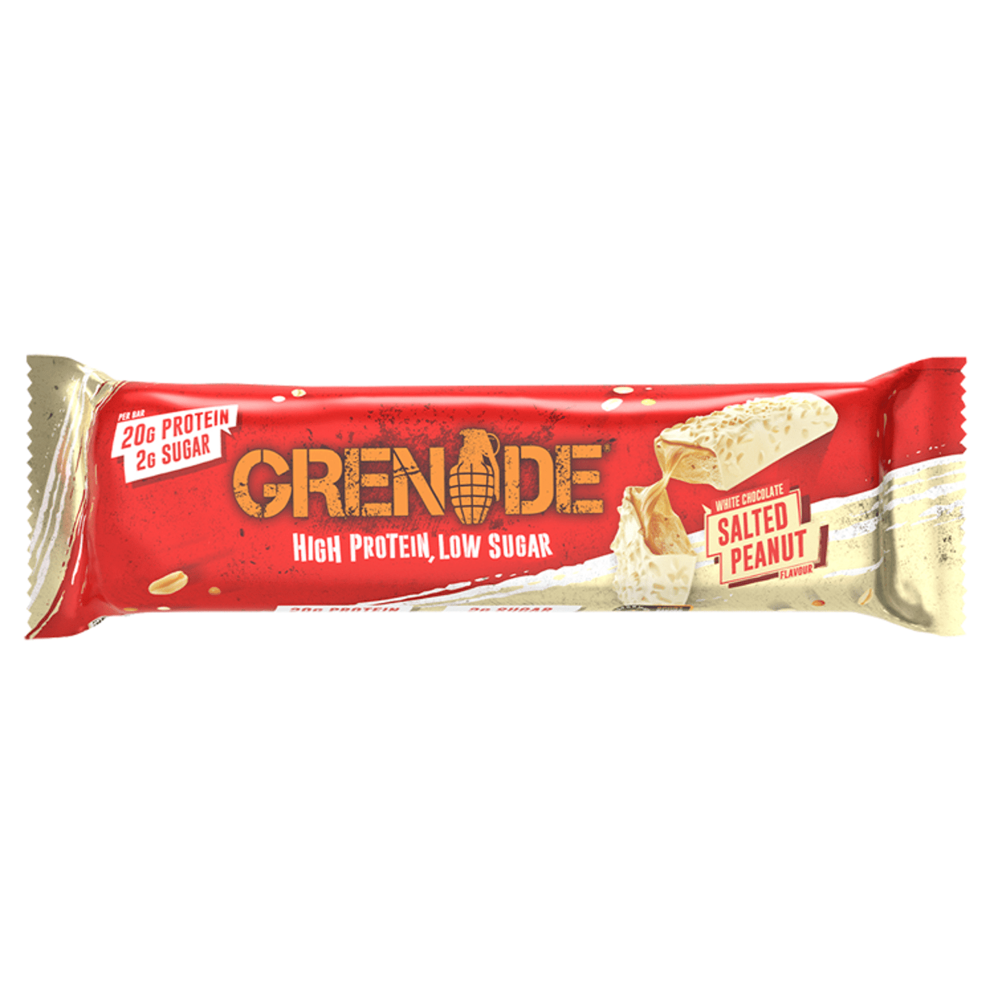 Grenade White Chocolate Salted Peanut Flavour 60g - UK Food & Drink - 5060221205269