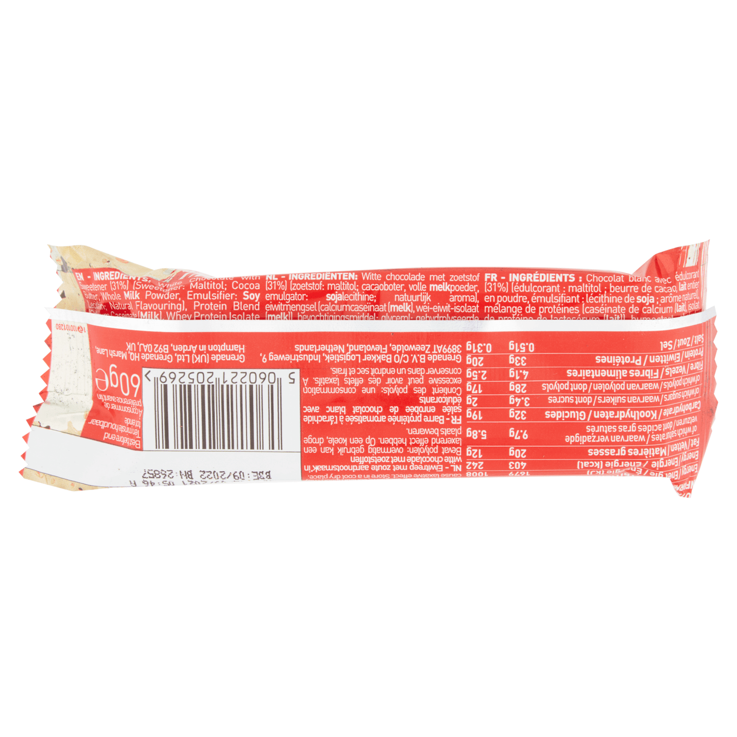 Grenade White Chocolate Salted Peanut Flavour 60g - UK Food & Drink - 5060221205269