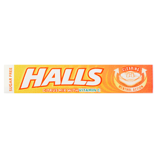 Halls Citrus Mix with Vitamin C 32g - UK Food & Drink - 96043509