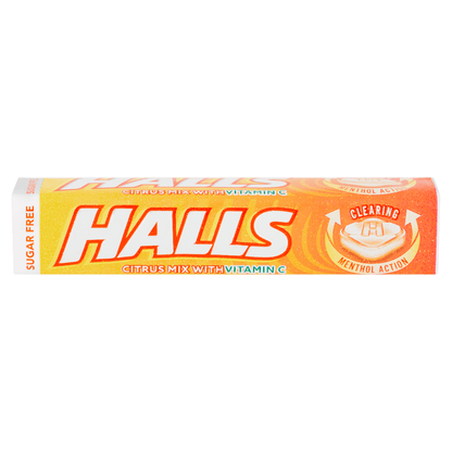 Halls Citrus Mix with Vitamin C 32g - UK Food & Drink - 96043509