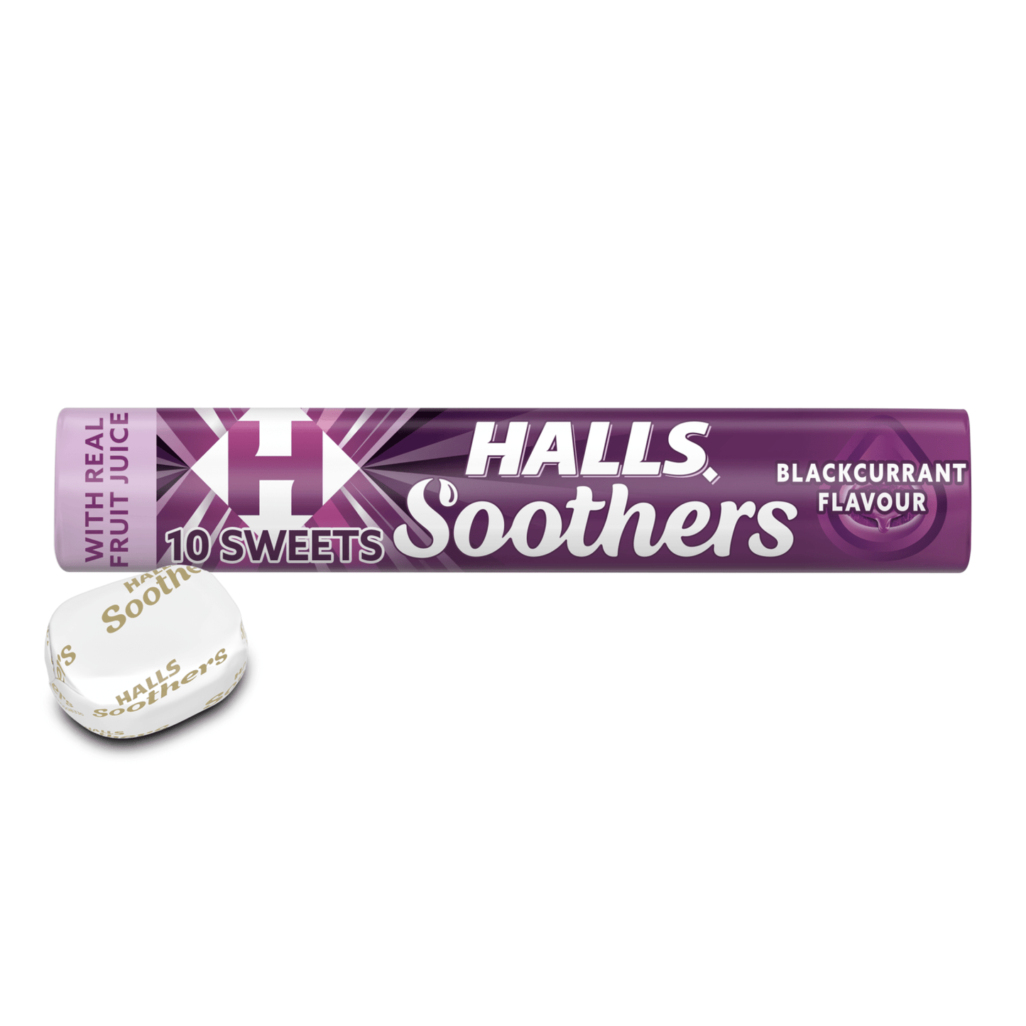 Halls Soothers Blackcurrant Cough Drops 45 Gr - UK Food & Drink - 5010455063142