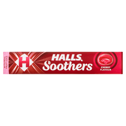 Halls Soothers Cherry Flavour 45g - UK Food & Drink - 5010455063135