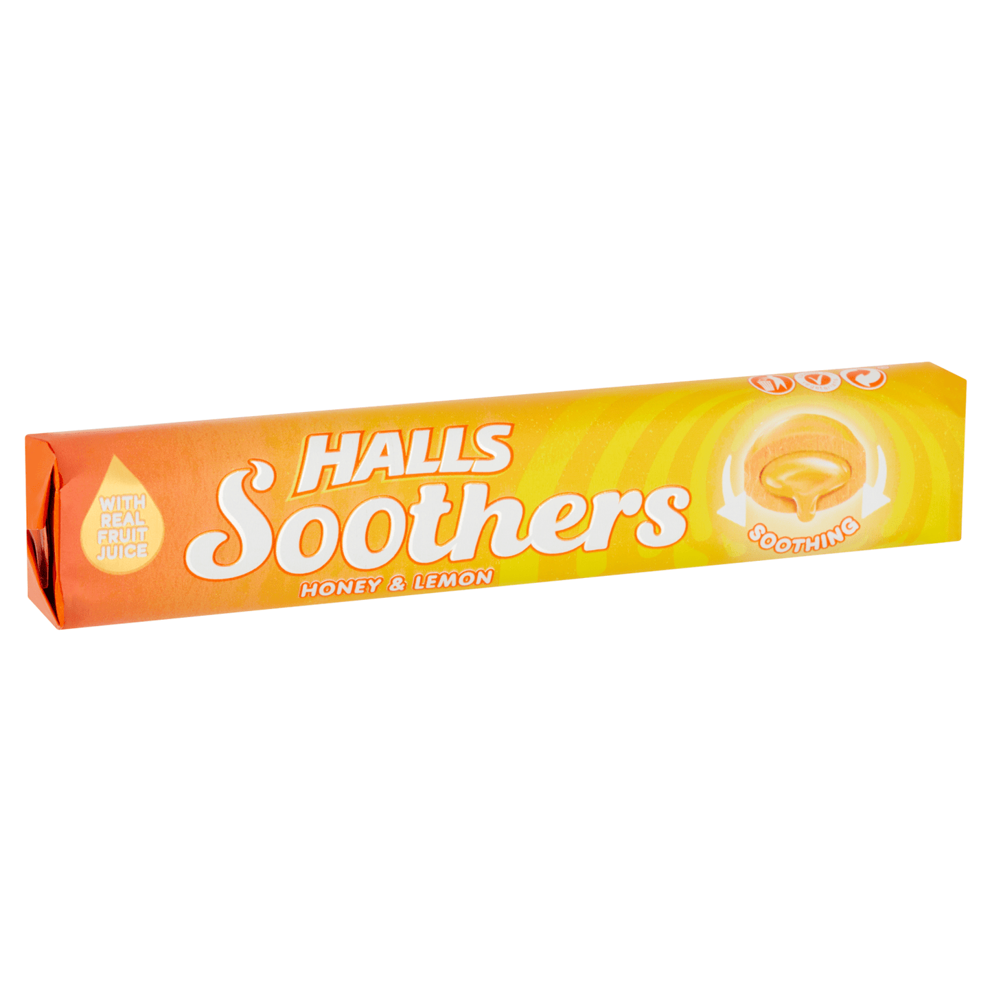 Halls Soothers Honey & Lemon 45g - UK Food & Drink - 7622210412539