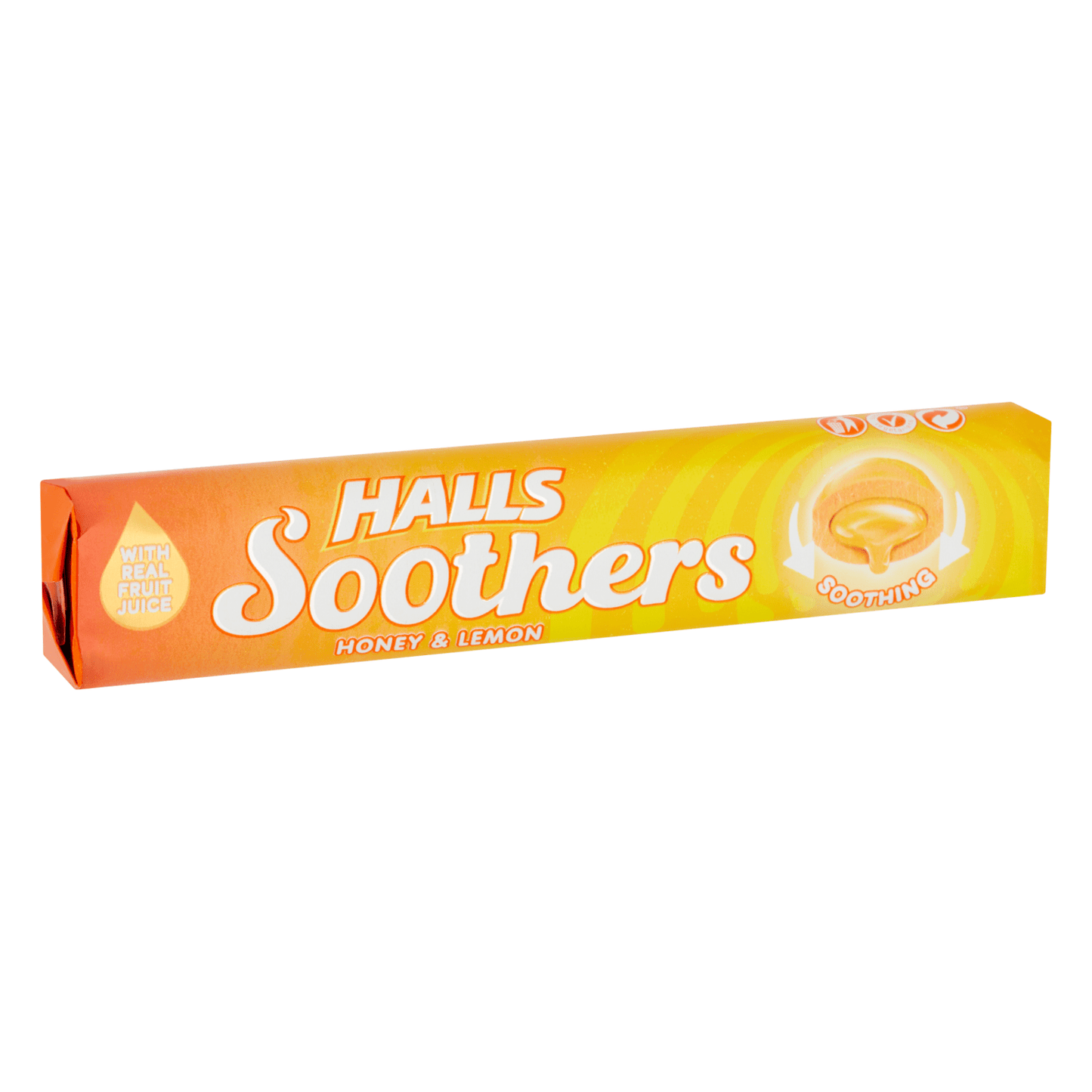 Halls Soothers Honey & Lemon 45g - UK Food & Drink - 7622210412539
