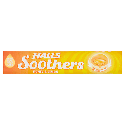 Halls Soothers Honey & Lemon 45g - UK Food & Drink - 7622210412539