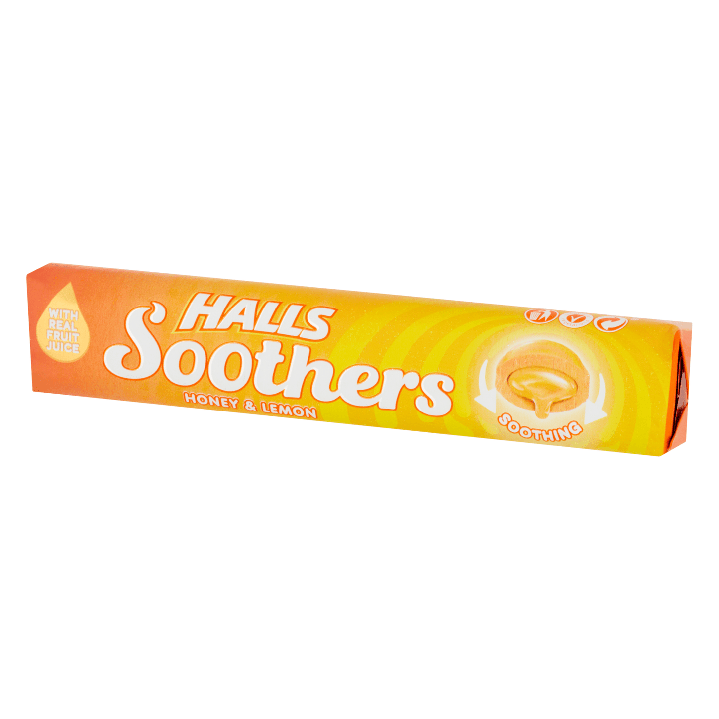 Halls Soothers Honey & Lemon 45g - UK Food & Drink - 7622210412539