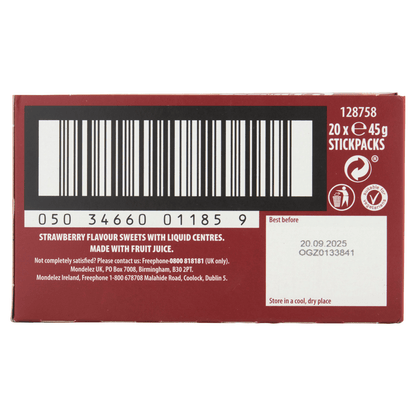 Halls Soothers Strawberry Flavour 45g - UK Food & Drink - 5034660508038