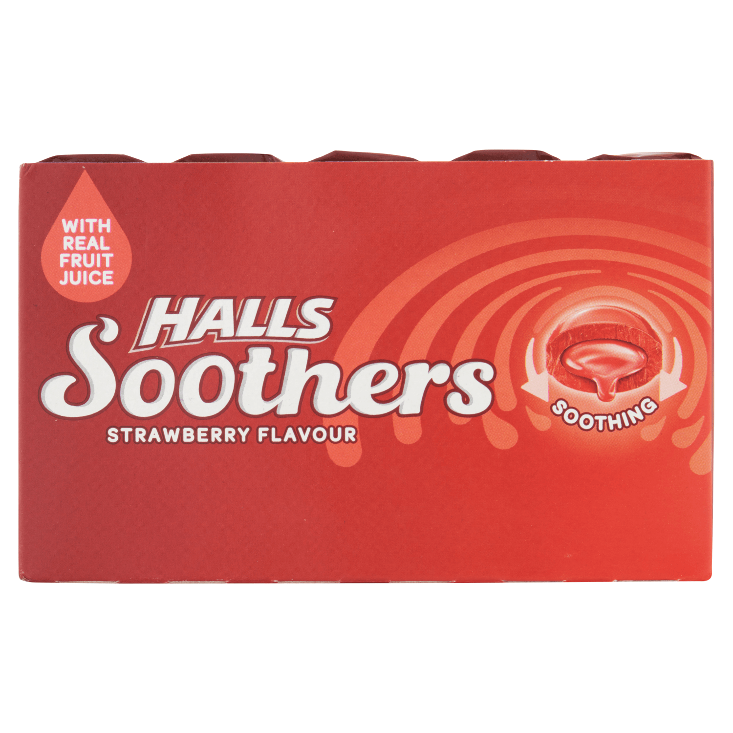 Halls Soothers Strawberry Flavour 45g - UK Food & Drink - 5034660508038