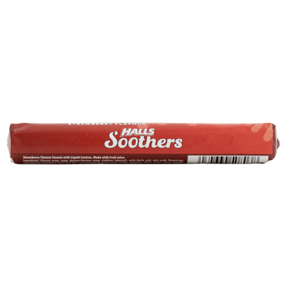 Halls Soothers Strawberry Flavour 45g - UK Food & Drink - 5034660508038