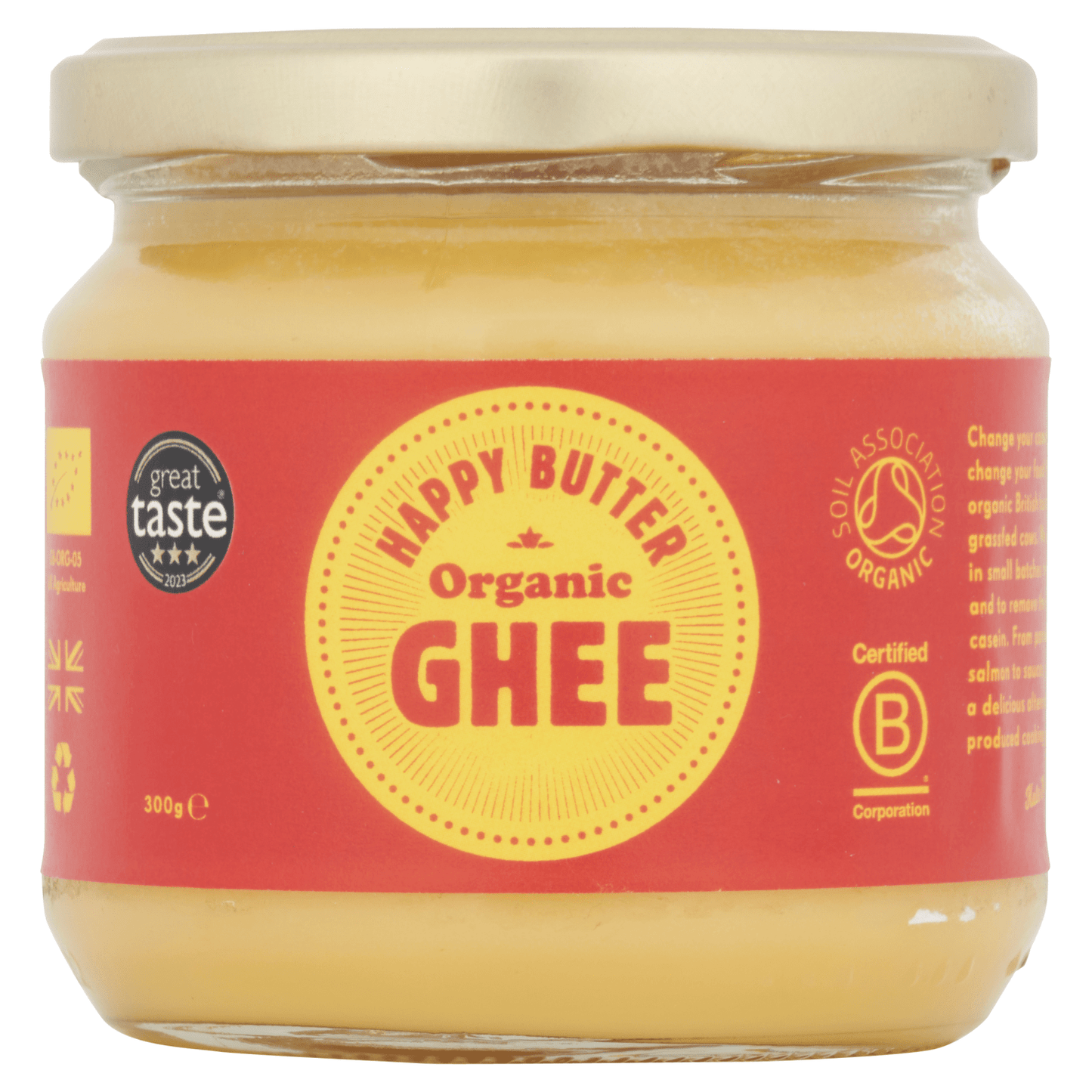 Happy Butter Organic Ghee - UK Food & Drink - 700461254829