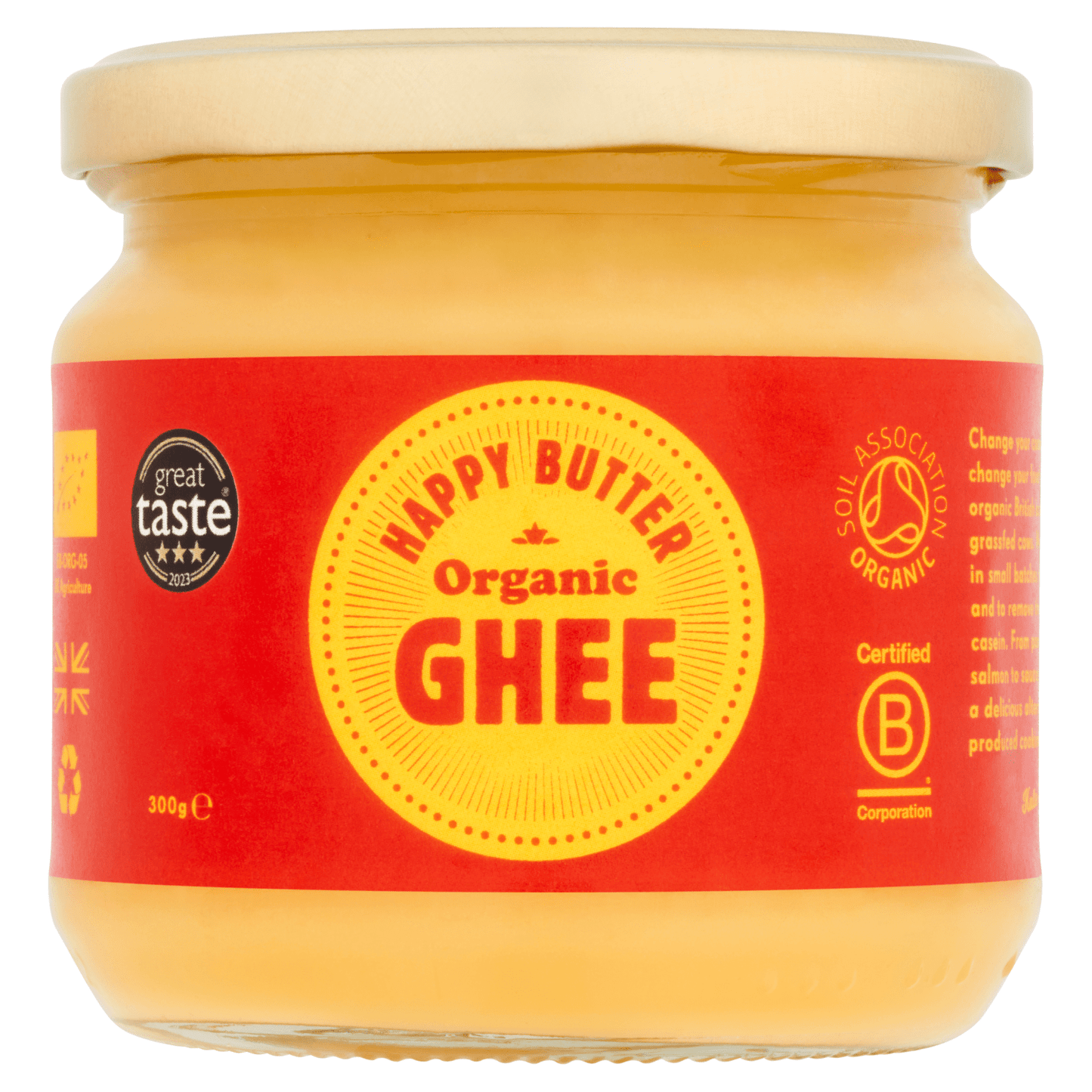 Happy Butter Organic Ghee - UK Food & Drink - 700461254829