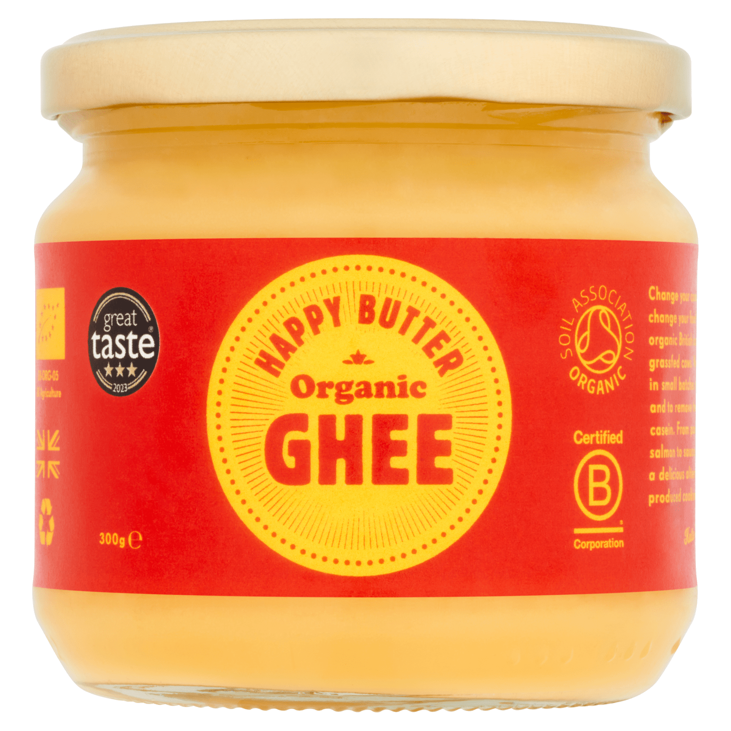 Happy Butter Organic Ghee - UK Food & Drink - 700461254829