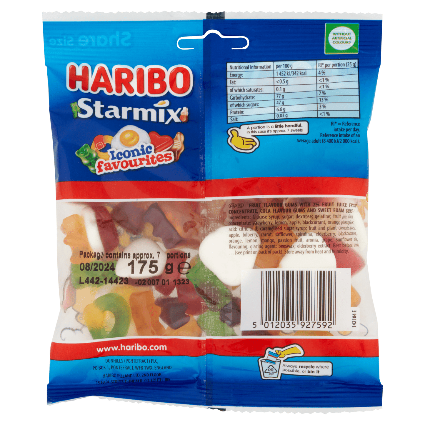 HARIBO Starmix 175g - UK Food & Drink - 5012035927592
