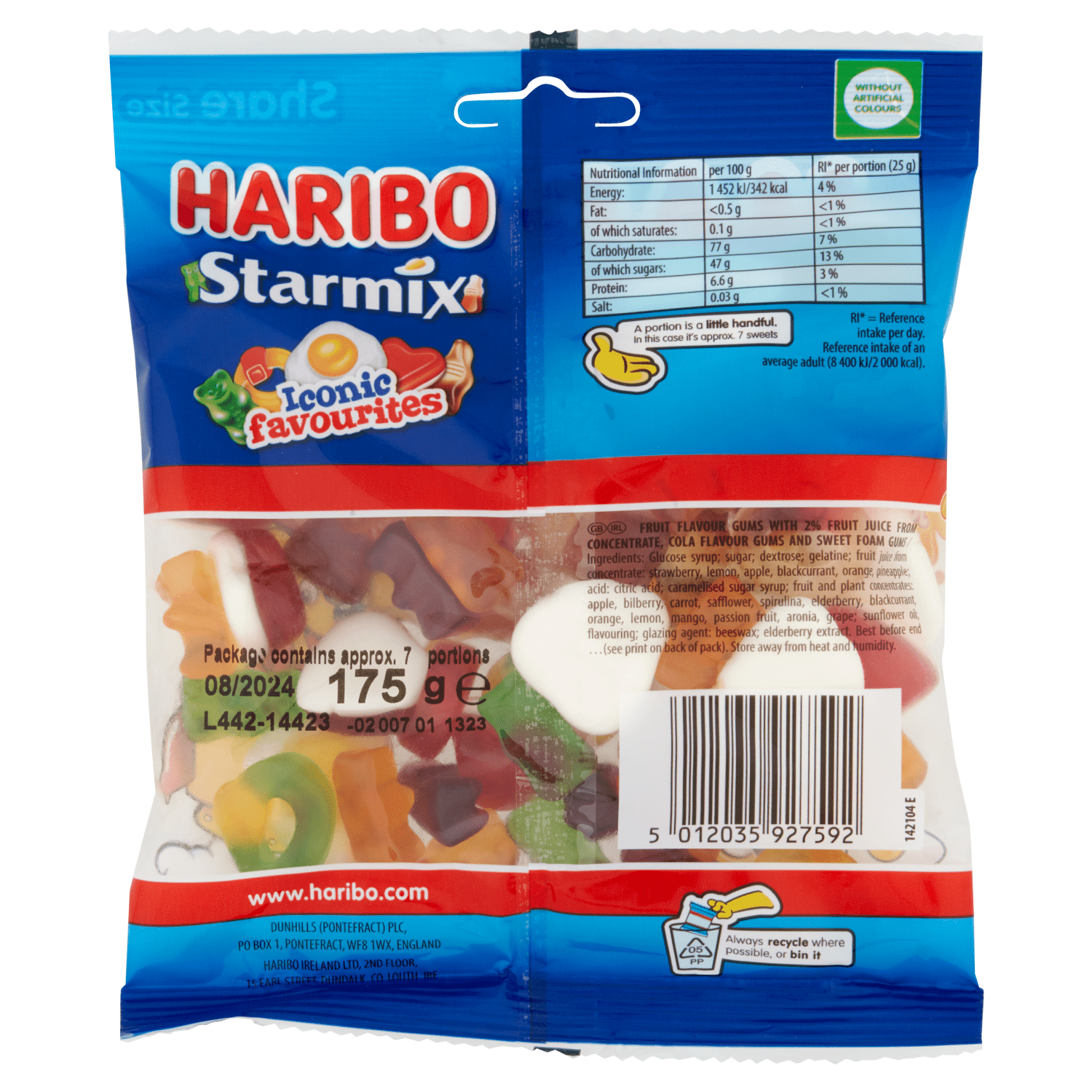 HARIBO Starmix 175g - UK Food & Drink - 5012035927592
